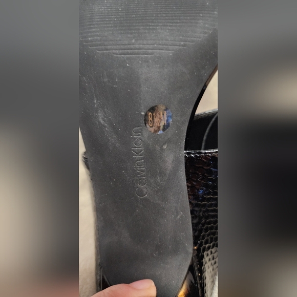 CALVIN KLEIN high Heels in color black,  US 8.5,  NEW - Picture 10 of 10